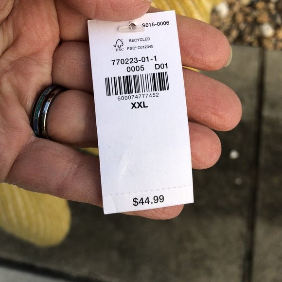 Old Navy Women's‎ Plus Size 2X Yellow Turtleneck Wool Blend Sweater  New - Picture 6 of 6